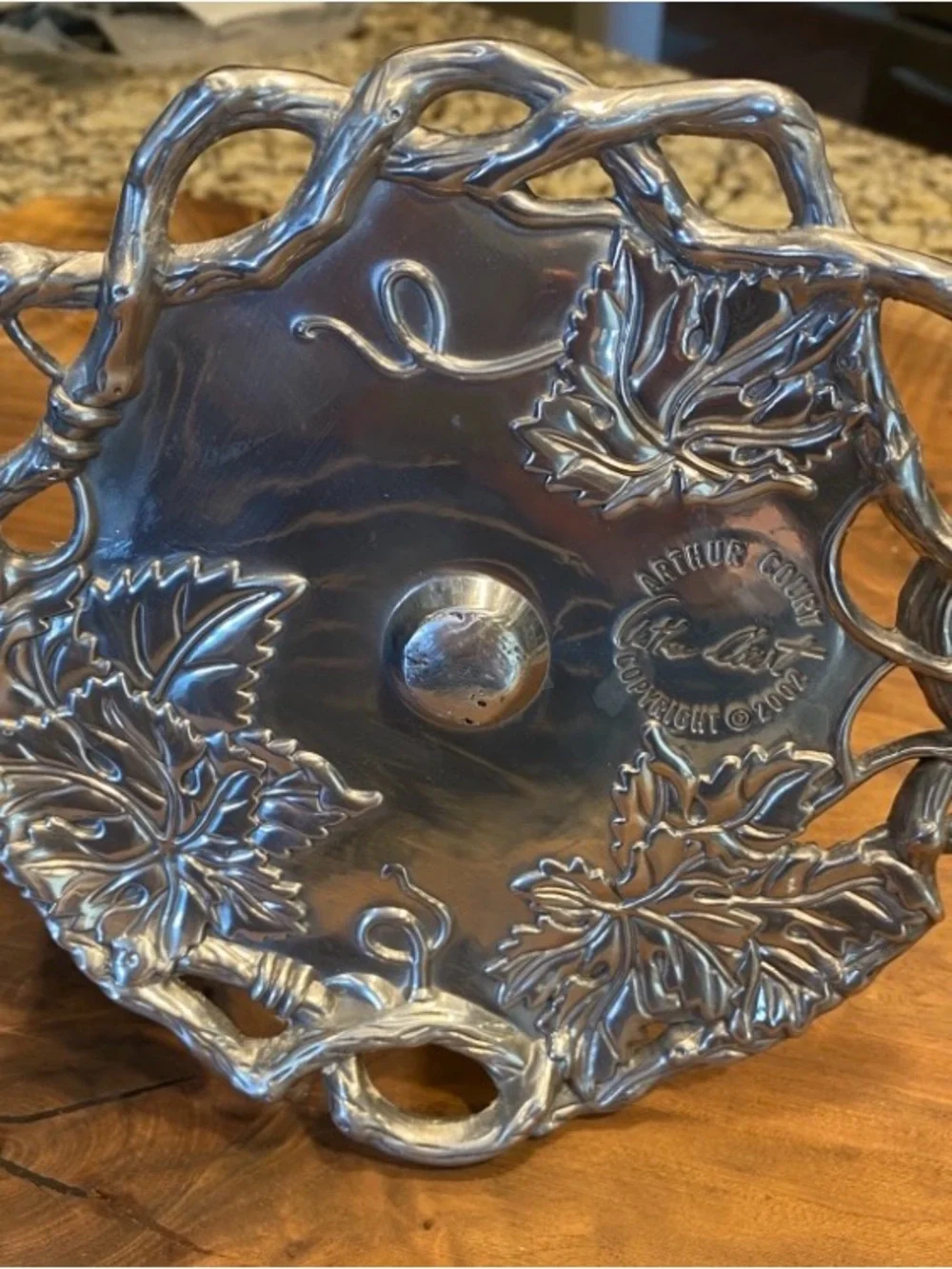 Arthur Court Grape Paper Towel Holder